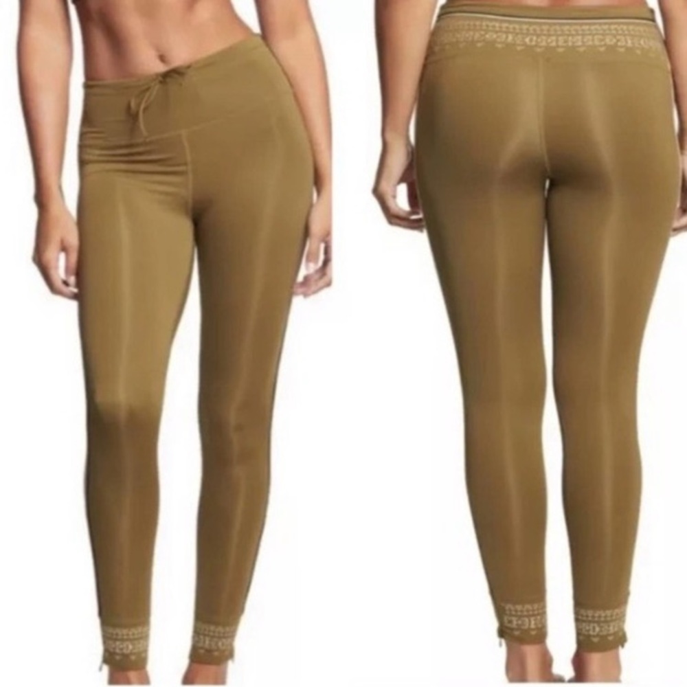 Free People Movement‎ Leggings, Army Spin High Rise Ankle Zip, Size XS, NWT